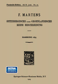 Spitzbergische oder Groenlandische Reise Beschreibung gethan im Jahr 1671