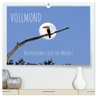 Vollmond: Wundersames Licht des Mondes (hochwertiger Premium Wandkalender 2025 DIN A2 quer), Kunstdruck in Hochglanz