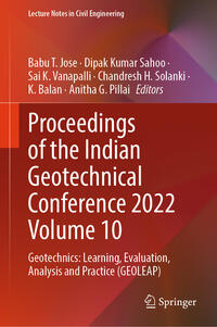 Proceedings of the Indian Geotechnical Conference 2022 Volume 10