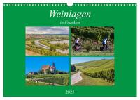 Weinlagen in Franken (Wandkalender 2025 DIN A3 quer), CALVENDO Monatskalender