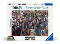 Erwachsenenpuzzle 1000 Teile - Challenge Star Wars Mandalorian