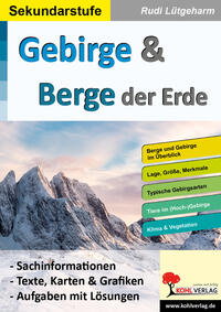 Gebirge und Berge der Erde