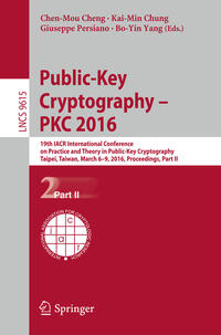 Public-Key Cryptography – PKC 2016