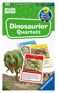 Wieso? Weshalb? Warum? Dinosaurier Quartett - Reisespiel ab 4 Jahre