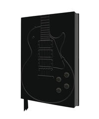 Exquisit Premium Notizbuch DIN A5: Gibson Les Paul, Black Guitar