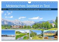 Malerisches Seefeld in Tirol (Wandkalender 2025 DIN A4 quer), CALVENDO Monatskalender