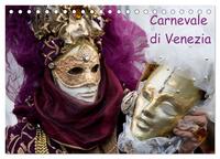 Carnevale di Venezia 2025 (Tischkalender 2025 DIN A5 quer), CALVENDO Monatskalender