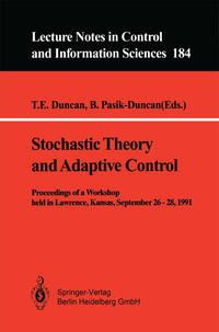 Stochastic Theory and Adaptive Control