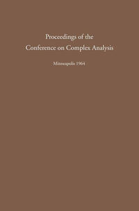 Proceedings of the Conference on Complex Analysis