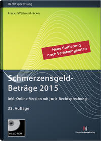 SchmerzensgeldBeträge 2015 (Buch mit CD-ROM plus Online-Zugang)