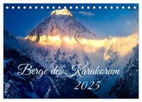 Berge des Karakorum (Tischkalender 2025 DIN A5 quer), CALVENDO Monatskalender