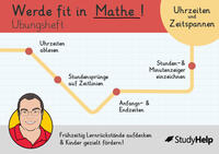 Werde fit in Mathe: Uhrzeit lesen lernen und Zeitspannen