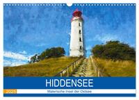 Hiddensee - Malerische Insel der Ostsee (Wandkalender 2025 DIN A3 quer), CALVENDO Monatskalender