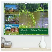 Wunderschönes Emsland (hochwertiger Premium Wandkalender 2025 DIN A2 quer), Kunstdruck in Hochglanz