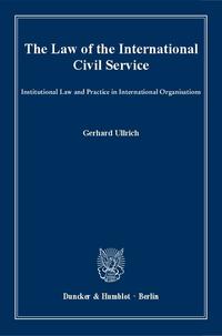 The Law of the International Civil Service.