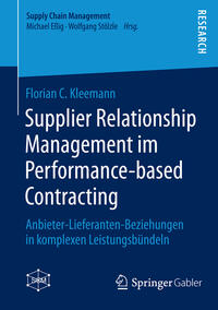 Supplier Relationship Management im Performance-based Contracting