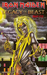 IRON MAIDEN - Night City (offizelles Comic, lim. Edition, auf Deutsch, Cover 1, identischer Inhalt wie Cover 2)