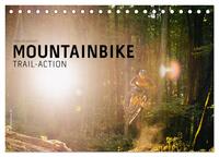 Mountainbike Trail-Action (Tischkalender 2025 DIN A5 quer), CALVENDO Monatskalender