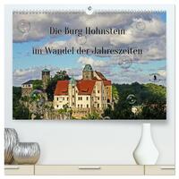 Die Burg Hohnstein im Wandel der Jahreszeiten (hochwertiger Premium Wandkalender 2025 DIN A2 quer), Kunstdruck in Hochglanz