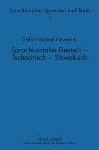 Sprachkontakte Deutsch – Tschechisch –- Slowakisch