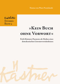 "Kein Buch ohne Vorwort"