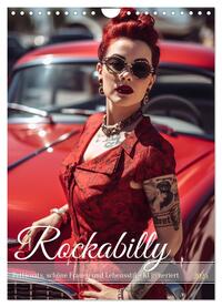 Rockabilly (Wandkalender 2025 DIN A4 hoch), CALVENDO Monatskalender