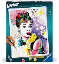 CreArt, Malen nach Zahlen Adults Premium - Audrey Hepburn