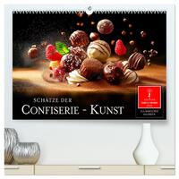 Schätze der Confiserie Kunst (hochwertiger Premium Wandkalender 2025 DIN A2 quer), Kunstdruck in Hochglanz