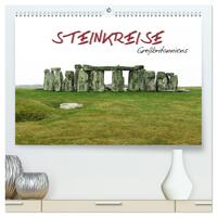 Steinkreise Großbritanniens (hochwertiger Premium Wandkalender 2025 DIN A2 quer), Kunstdruck in Hochglanz