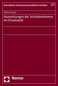 Auswirkungen der Schuldenbremse im Privatrecht