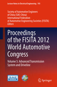 Proceedings of the FISITA 2012 World Automotive Congress