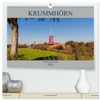 Krummhörn im Panorama-Format (hochwertiger Premium Wandkalender 2025 DIN A2 quer), Kunstdruck in Hochglanz