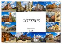 Cottbus Impressionen (Wandkalender 2025 DIN A2 quer), CALVENDO Monatskalender