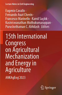 15th International Congress on Agricultural Mechanization and Energy in Agriculture