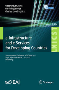 e-Infrastructure and e-Services for Developing Countries