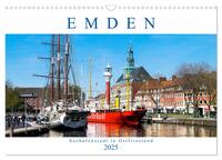 EMDEN, Seehafenstadt in Ostfriesland (Wandkalender 2025 DIN A3 quer), CALVENDO Monatskalender