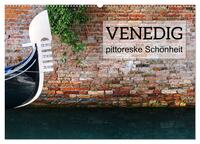 Venedig - pittoreske Schönheit (Wandkalender 2025 DIN A2 quer), CALVENDO Monatskalender