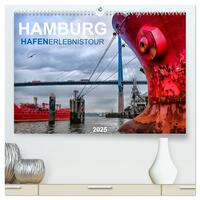 Hamburg Hafenerlebinstour (hochwertiger Premium Wandkalender 2025 DIN A2 quer), Kunstdruck in Hochglanz