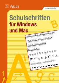 Schulschriften für Windows und Mac - Einzellizenz