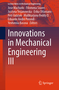 Innovations in Mechanical Engineering III