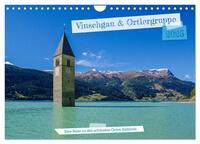 Vinschgau & Ortleralpen (Wandkalender 2025 DIN A4 quer), CALVENDO Monatskalender