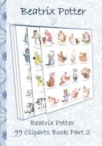 Beatrix Potter 99 Cliparts Book Part 2 ( Peter Rabbit )