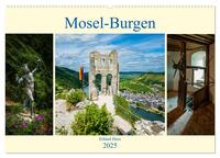 Mosel-Burgen (Wandkalender 2025 DIN A2 quer), CALVENDO Monatskalender