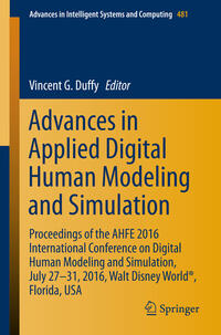 Advances in Applied Digital Human Modeling and Simulation