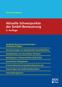 Aktuelle Schwerpunkte der GmbH-Besteuerung