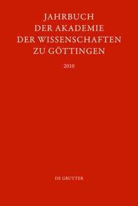 Jahrbuch der Göttinger Akademie der Wissenschaften / 2010