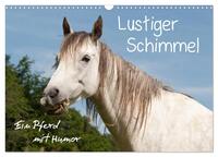 Lustiger Schimmel - ein Pferd mit Humor (Wandkalender 2025 DIN A3 quer), CALVENDO Monatskalender