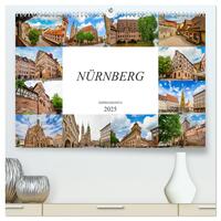 Nürnberg Impressionen (hochwertiger Premium Wandkalender 2025 DIN A2 quer), Kunstdruck in Hochglanz