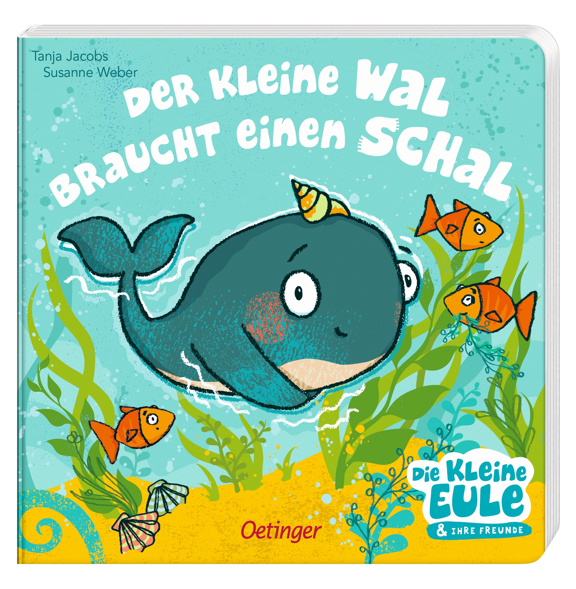 Der kleine Wal braucht einen Schal