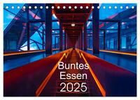 Buntes Essen 2025 (Tischkalender 2025 DIN A5 quer), CALVENDO Monatskalender